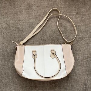 Elegant Cream and White Women's Bag